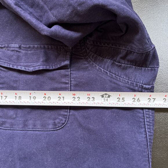 Duluth Shirt Jacket Mens XLT Tall Blue Heavy Cotton Twill Workwear Ranch Field - Picture 10 of 14